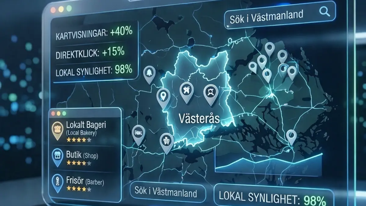 Digital analys av lokal SEO i Västmanland och Västerås – LRH Konsult